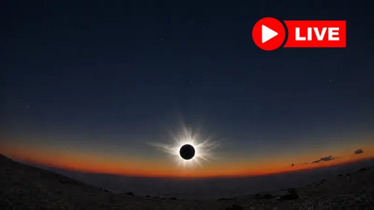 Webcam Eclipse Total 2026 en directo – Mirador Hoyalta en El Pobo (Teruel)