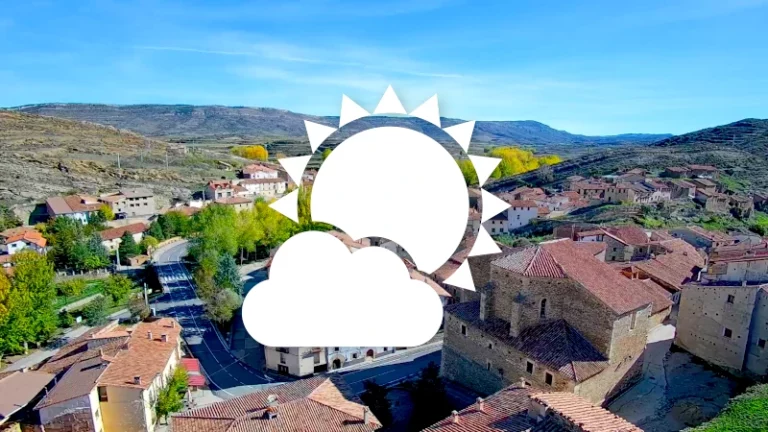 Condiciones meteorológicas actuales en Villarroya de los Pinares, Provincia de Teruel, Aragón, España, Spain.